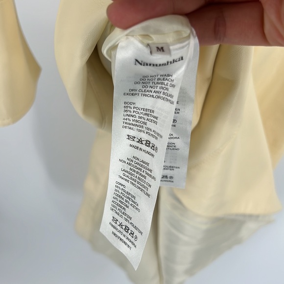 Nanushka Tegan Dress in Vanilla - Picture 14 of 14